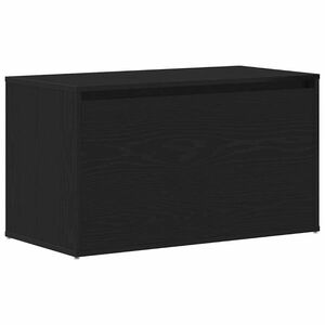vidaXL Flurbank Schwarz Eichen-Optik 80 x 40 x 45 cm Holzwerkstoff