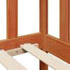 vidaXL Tagesbett mit Kopfteil 3 pcs Wachsbraun Massivholz Kiefer