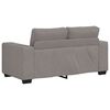 vidaXL 2-Sitzer-Sofa Taupe 160x77x82 cm Stoff
