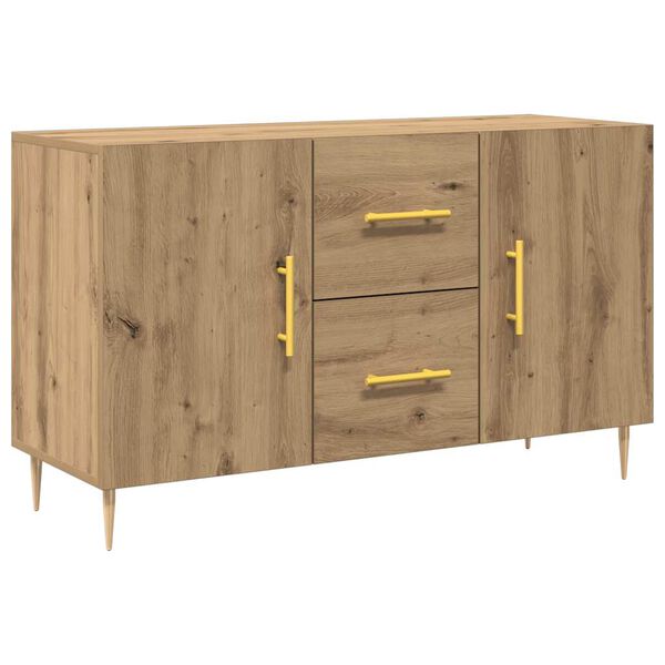 vidaXL Sideboard Artisan-Eiche 100x36x60 cm Holzwerkstoff