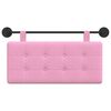 vidaXL H&auml;ngevorderseite Wandmontiert Rosa 100 x 55 x 5 cm Stoff