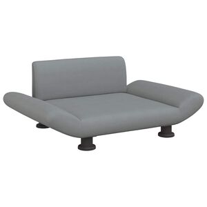 vidaXL Hundebett Hellgrau 70x45x28 cm Stoff