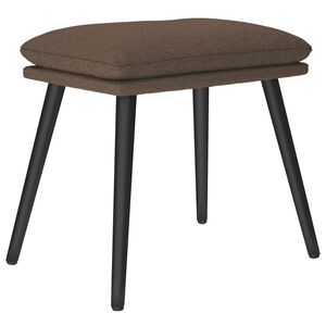 vidaXL Fu&szlig;hocker Taupe 45x29,5x35 cm Stoff