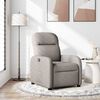 vidaXL Relaxsessel Taupe Stoff