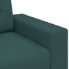 vidaXL Loveseat Sofa Dunkelgr&uuml;n 160x77x82 cm Stoff