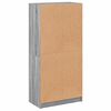 vidaXL Highboard mit T&uuml;ren Grau Sonoma 68x37x142 cm Holzwerkstoff