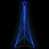 vidaXL LED Weihnachtsbaum 483 LEDs Blau 240 cm