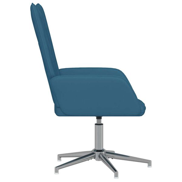 vidaXL Relaxsessel Blau Samt