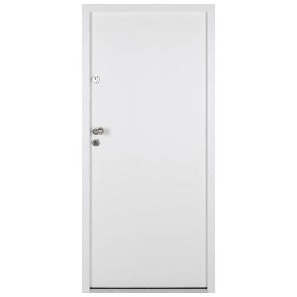 vidaXL Haust&uuml;r Wei&szlig; 90x200 cm Aluminium