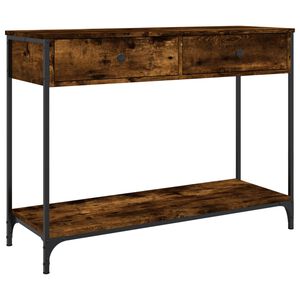vidaXL Konsolentisch R&auml;uchereiche 100x34,5x75 cm Holzwerkstoff