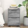 vidaXL Nachttisch Graues Sonoma 30,5 x 30 x 43 cm Holzwerkstoff