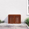 vidaXL Klimaanlagenabdeckung Rostig 90 x 40 x 60 cm Wetterfeststahl