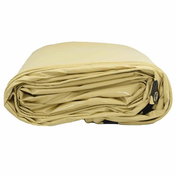 vidaXL Plane 650g / m&sup2; Beige 2,5 x 4,5 m Canvas mit PVC-Beschichtung