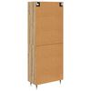 vidaXL Highboard Artisan-Eiche 69,5 x 34 x 180 cm Holzwerkstoff