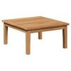 vidaXL Gartenbank 2 pcs Braun Massivholz Teak