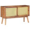 vidaXL Sideboard 112x30x65 cm Mango Massivholz