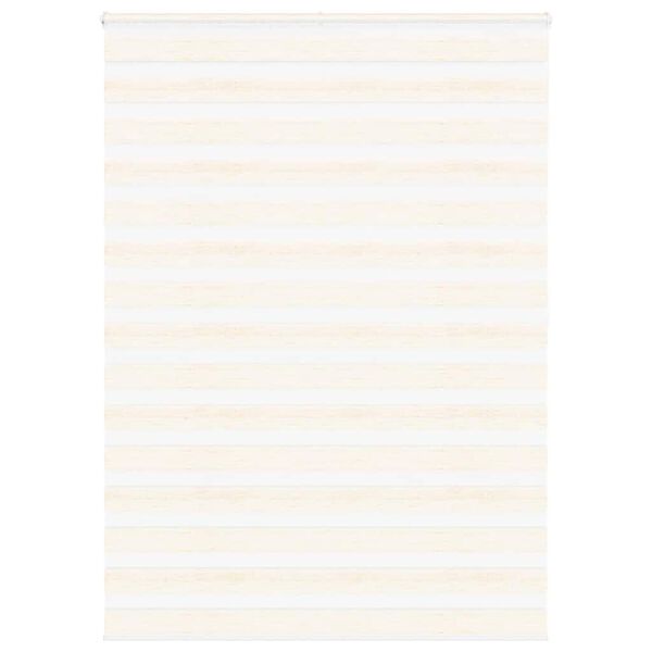vidaXL Doppelrollo Marmorbeige 155x200cm Stoffbreite 150,9 cm Polyester