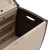 vidaXL Aufbewahrungsbox Beige und Braun 122x56x63 cm