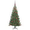 vidaXL Weihnachtsbaum mit 150 LEDs mit St&auml;nder Gr&uuml;n 120 cm PVC