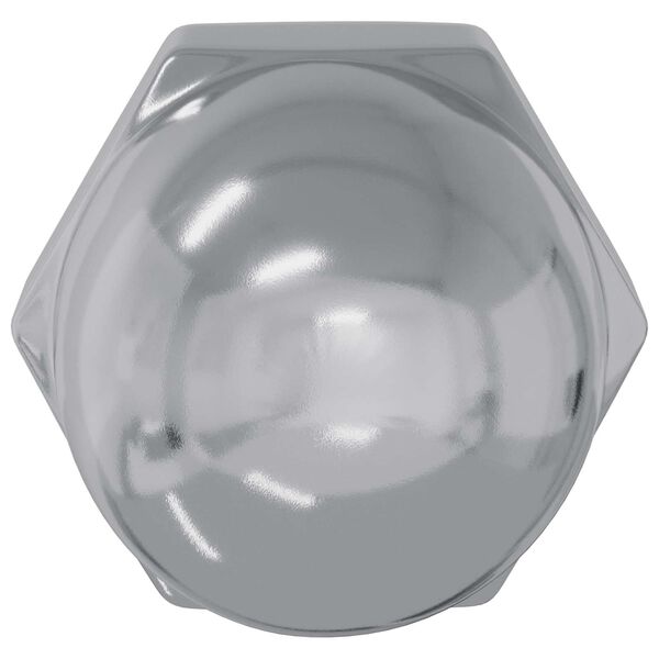 vidaXL Eichelmuttern 2 pcs Silber 12,8 x 12,8 x 6,5 cm Stahl