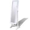 Wei&szlig;er Spiegelschrank mit Schmuckst&auml;nder + LED Licht