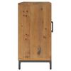 vidaXL Sideboard Braun 75x35x70 cm Massivholz Kiefer