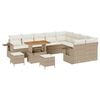 vidaXL Gartensofa-set 12 stk. 11-Sitzanzahl Beige und Creme