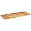vidaXL Tischplatte 90x40x3,8 cm Rechteckig Raues Massivholz Mango