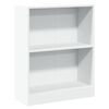vidaXL B&uuml;cherregal Wei&szlig; 60x24x76 cm Holzwerkstoff