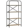 vidaXL B&uuml;cherregal 4 Ebenen 80 x 30 x 146 cm Holzwerkstoff