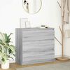 vidaXL Sideboard Grau Sonoma 80x35x76 cm Holzwerkstoff