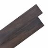 vidaXL Bodenplanken Dunkelbraun 2,51 m&sup2; 18 Stk. PVC