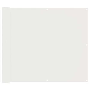 vidaXL Balkonsichtschutz PU-beschichtetes Oxford-Textil alu