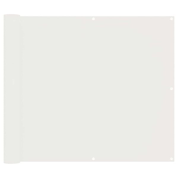 vidaXL Balkonsichtschutz PU-beschichtetes Oxford-Textil alu