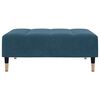 vidaXL Fu&szlig;hocker Blau 77x55x31 cm Samt