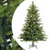 vidaXL K&uuml;nstlicher klappbarer Weihnachtsbaum 120 cm 150 LEDs