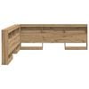 vidaXL Aufbewahrungskopfteil Artisan-Eiche 180 cm Holzwerkstoff