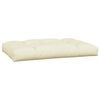 vidaXL Palettenkissen 7-tlg. Creme Stoff