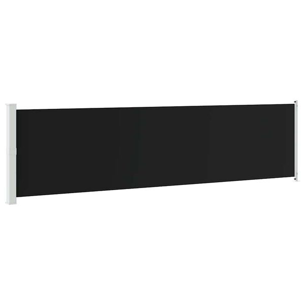 vidaXL Seitenmarkise Ausziehbar 600x160 cm Schwarz