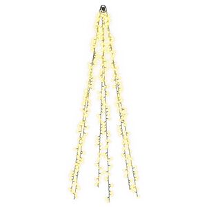 vidaXL Weihnachtsbaum-Beleuchtung mit 6 LEDs 540 LEDs Warmes Wei&szlig;