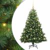 vidaXL Künstlicher Weihnachtsbaum mit 150 LEDs Grün 150 cm PE und PVC