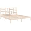 vidaXL Massivholzbett ohne Matratze 180x200 cm