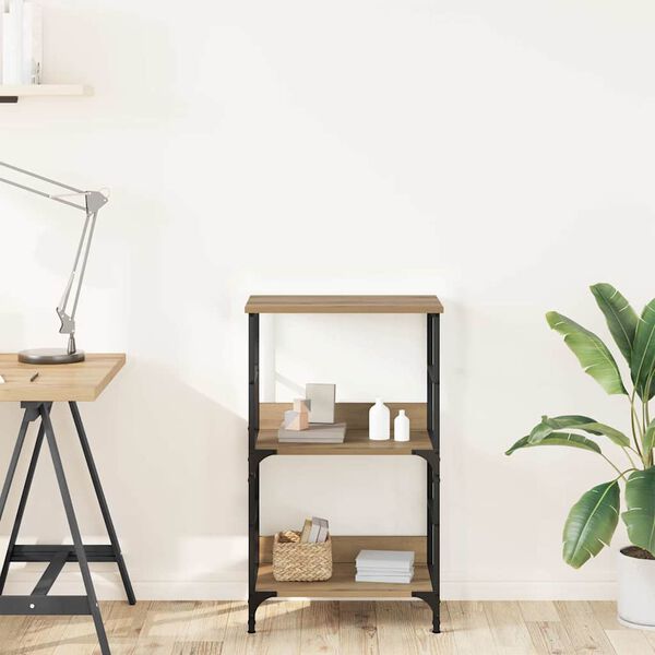 vidaXL Bücherschrank Artisan-Eiche 50x33x82 cm Holzwerkstoff