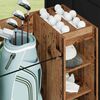 vidaXL Golf Schrank Mit Rad Uni Altholz 90 x 45 x 98 cm