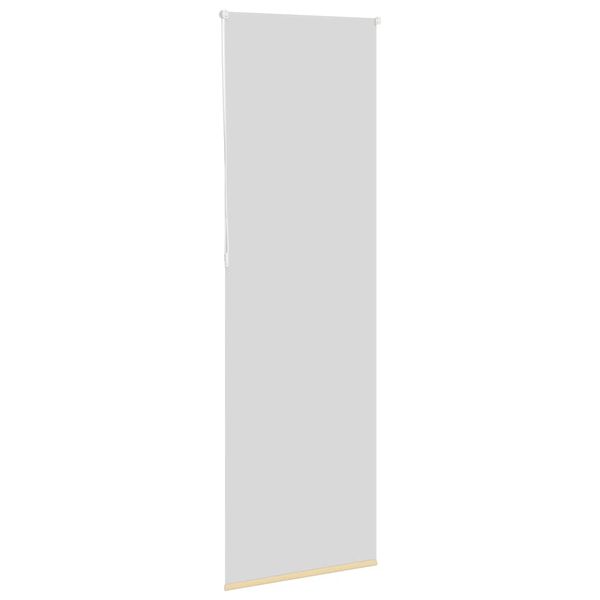 vidaXL Verdunkelungsrollo Beige 65x210cm Stoffbreite 60,7 cm Polyester