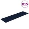 vidaXL Stufenmatten Selbstklebend 15 Stk. 76x20 cm Marineblau Rechteckig