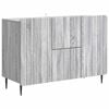 vidaXL Sideboard Graues Sonoma 89 x 34,5 x 62 cm Holzwerkstoff