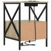vidaXL Nachttisch Sonoma-Eiche 41,5 x 40,5 x 55 cm Holzwerkstoff