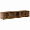 vidaXL TV-Schrank Set Wandmontiert 2 pcs Altholz Holzwerkstoff