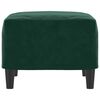 vidaXL Fu&szlig;hocker Dunkelgr&uuml;n 60x50x41 cm Samt